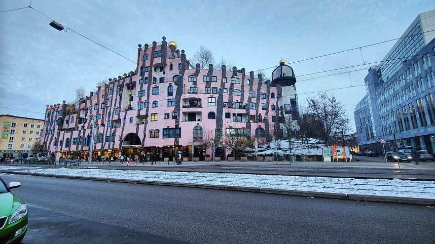 Peter Blei unterwegs in Magdeburg