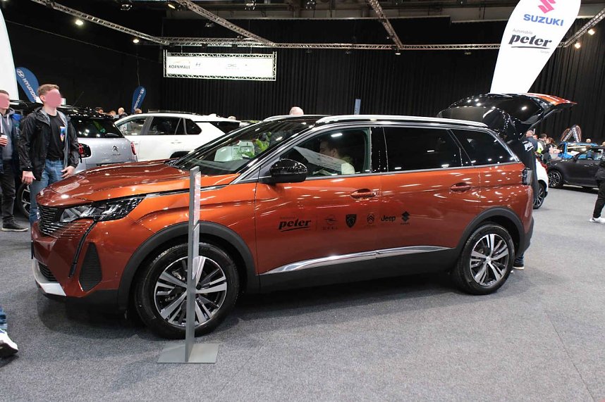 Peter Blei unterwegs auf der Automesse Erfurt