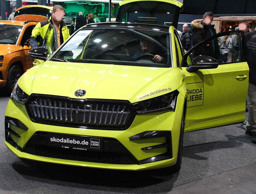 Peter Blei unterwegs auf der Automesse Erfurt