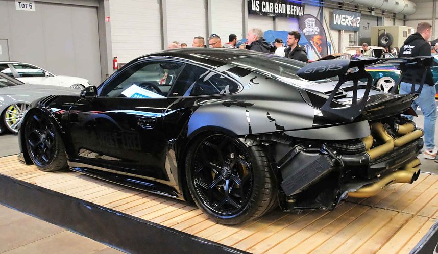 Peter Blei unterwegs auf der Automesse Erfurt