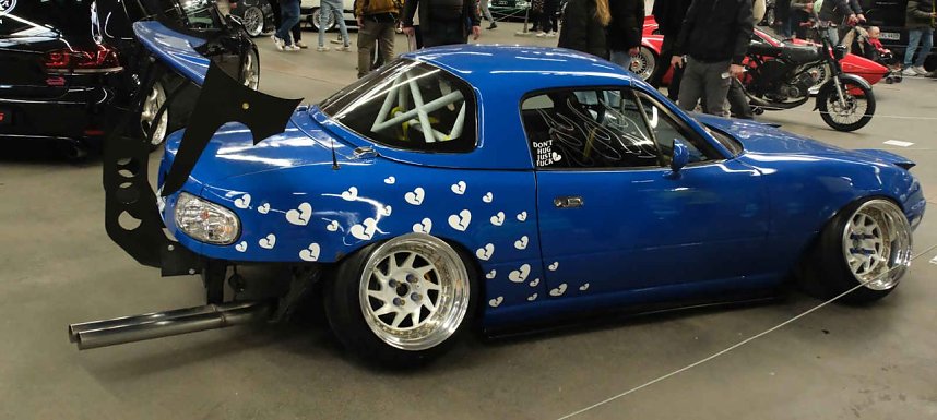 Peter Blei unterwegs auf der Automesse Erfurt