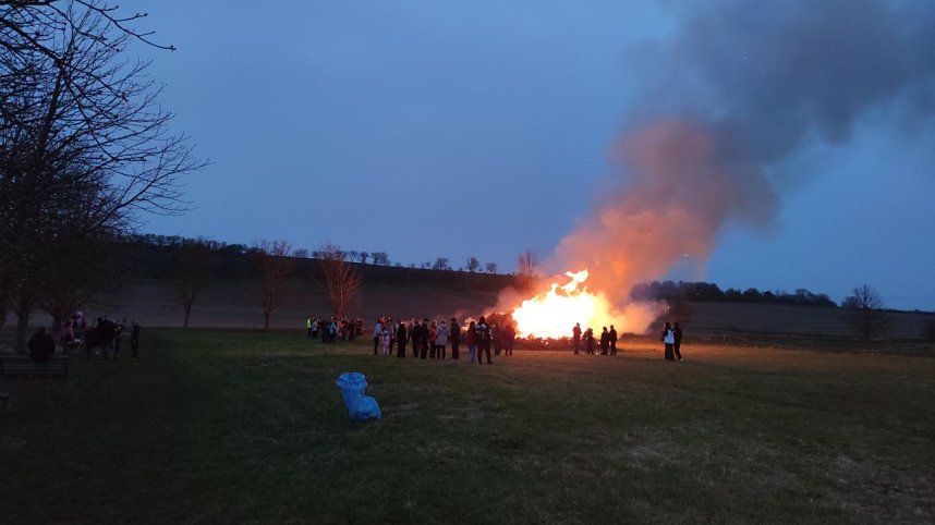 Osterfeuer in Kleinbodungen