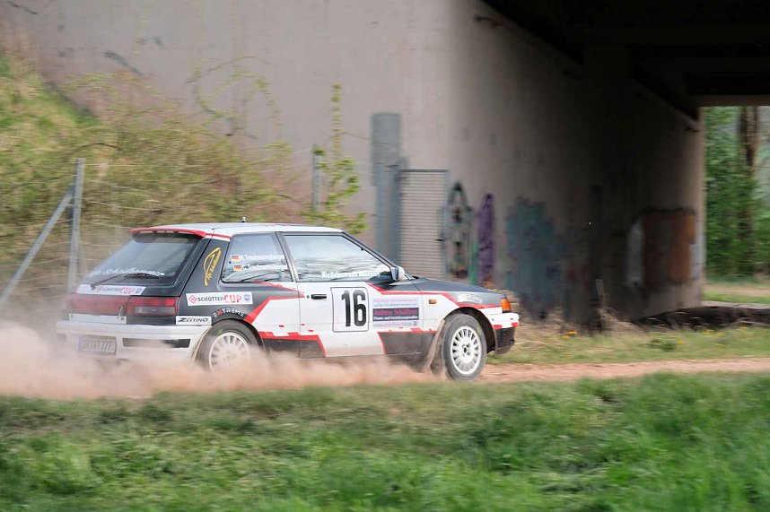 Roland Rallye gestern vor den Toren Nordhausens