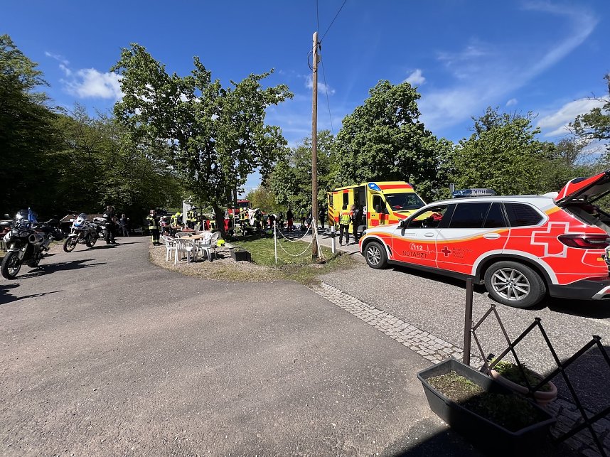 Schwerer Unfall am Kyffh&auml;user