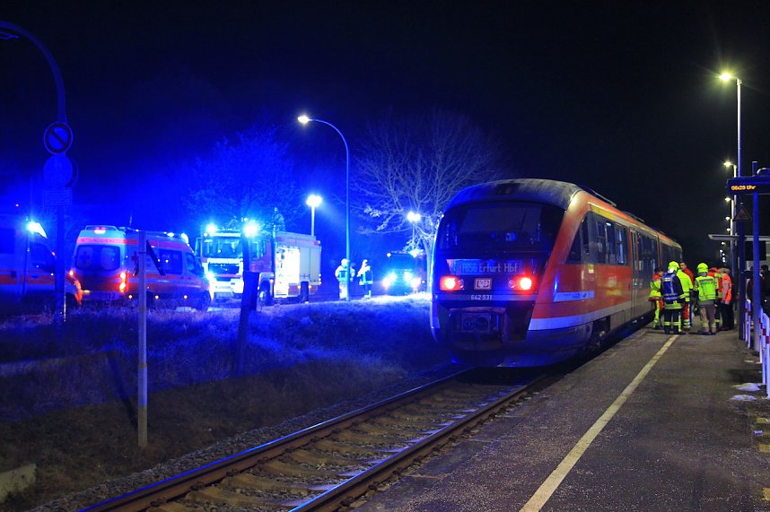 Unfall mit schwer verletztem Mann