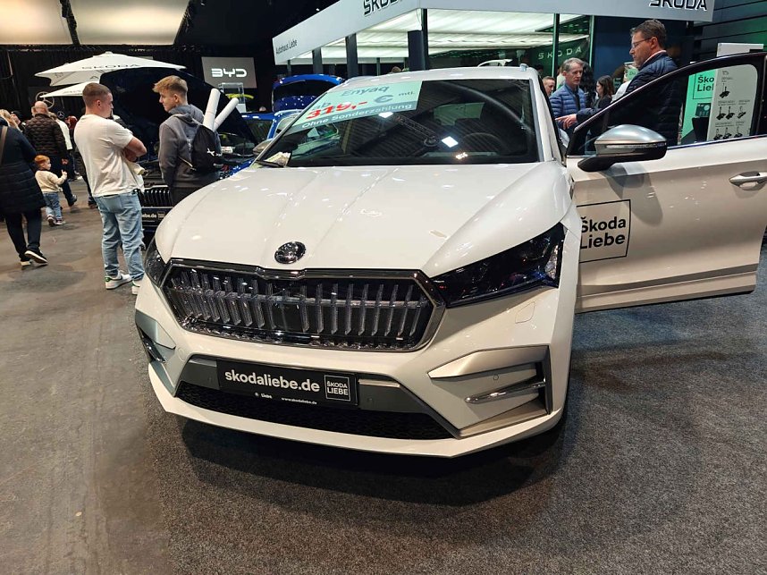 Peter Blei unterwegs auf der Automesse Erfurt