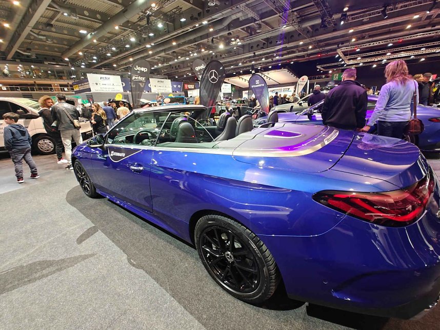 Peter Blei unterwegs auf der Automesse Erfurt