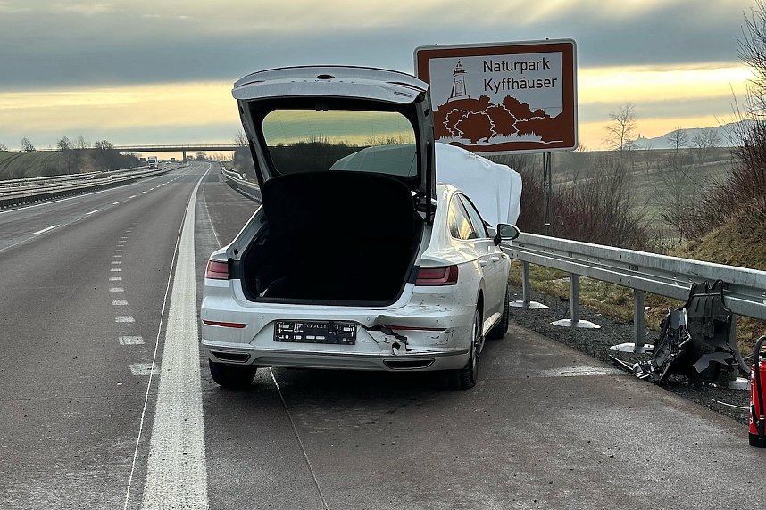 Autobahnunfall heute Vormittag