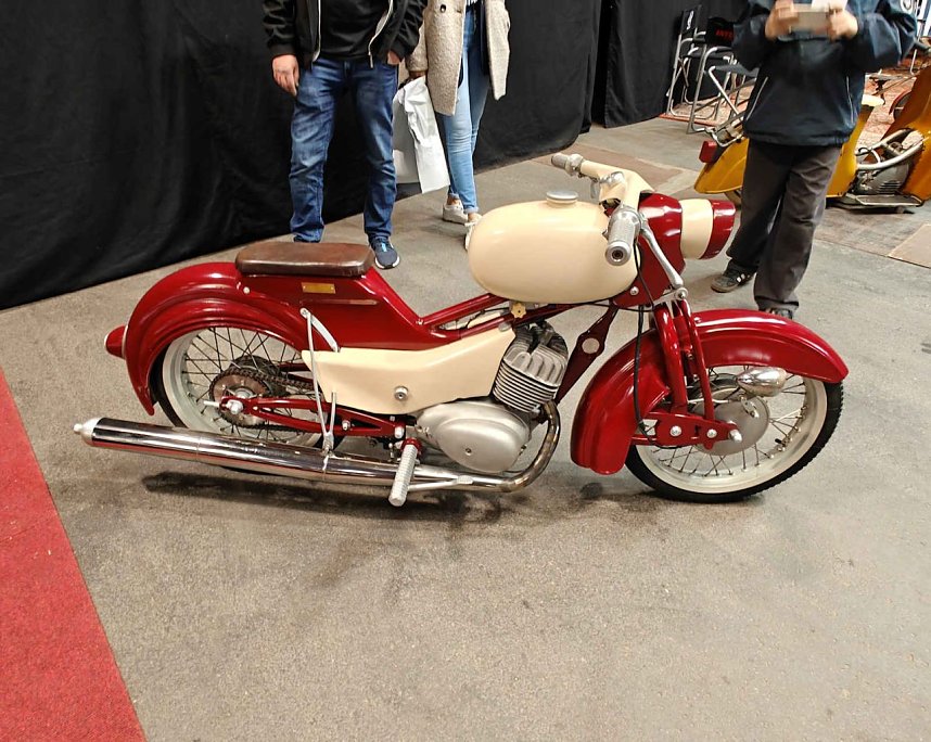 Peter Blei auf der Motorradmesse Erfurt