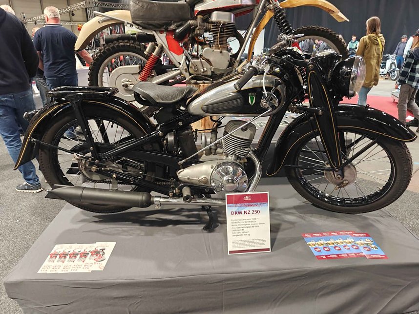 Peter Blei auf der Motorradmesse Erfurt