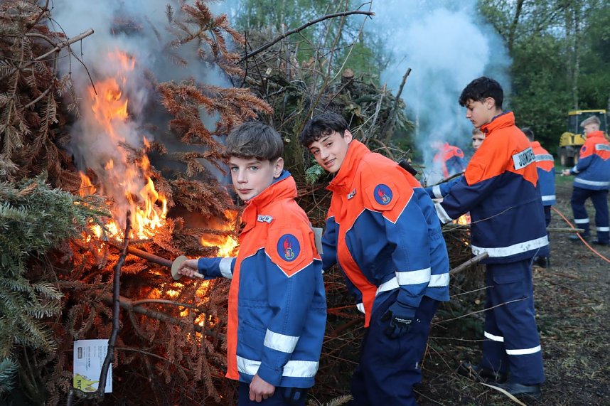 Osterfeuer in Heiligenstadt