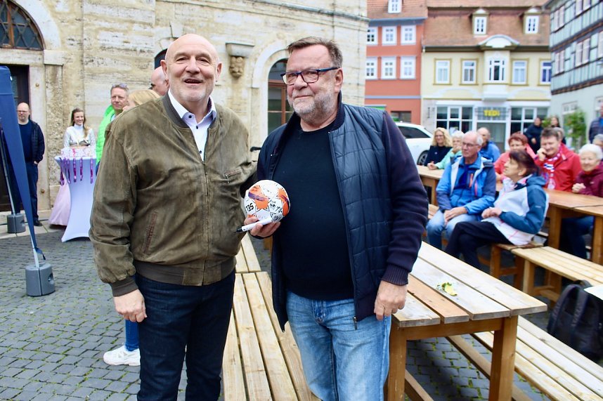 Empfang der Europacup-Siegerinnen in Bad Langensalza