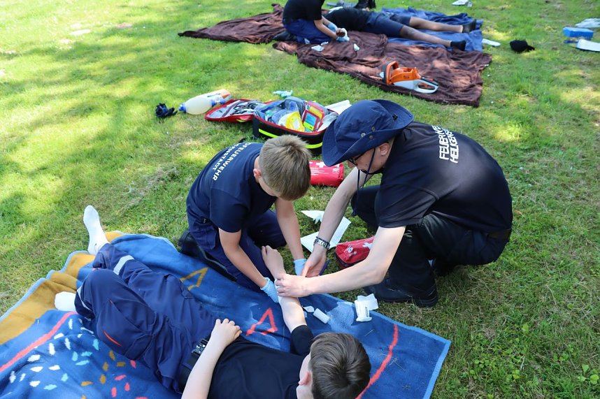 Zeltlager der Jugendfeuerwehr