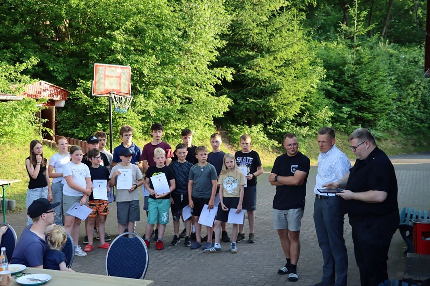 Zeltlager der Jugendfeuerwehr