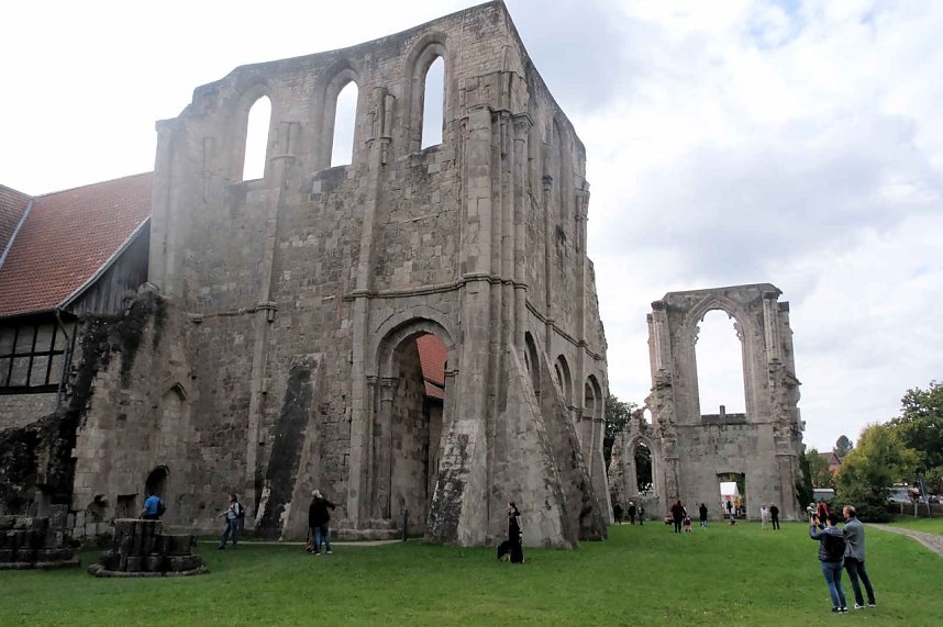 Peter Blei unterwegs beim Klostermarkt in Walkenried