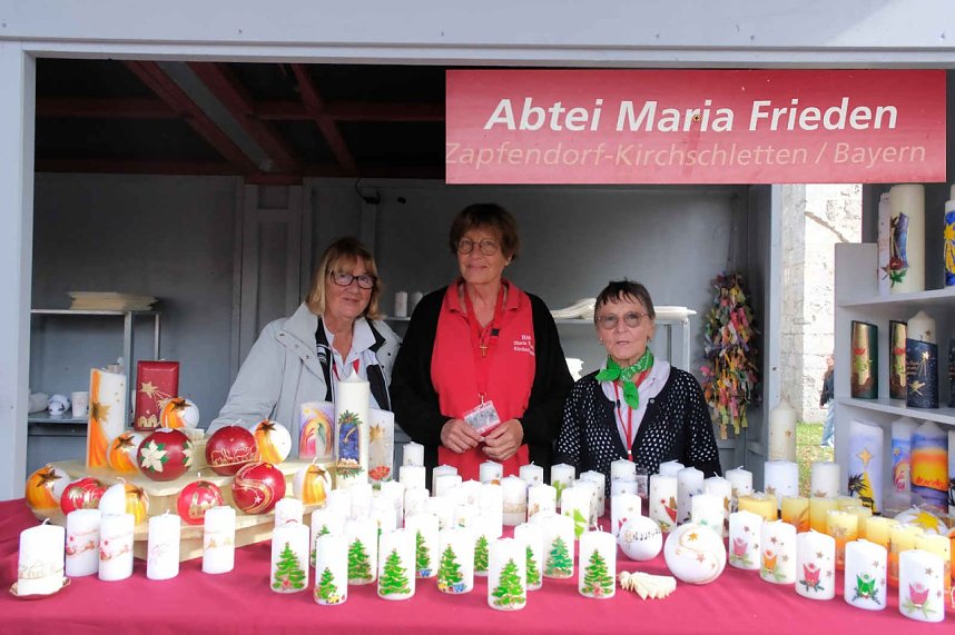 Peter Blei unterwegs beim Klostermarkt in Walkenried