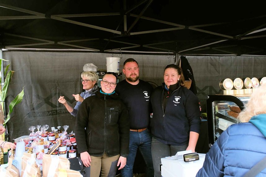 Peter Blei unterwegs beim Klostermarkt in Walkenried