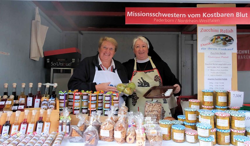 Peter Blei unterwegs beim Klostermarkt in Walkenried