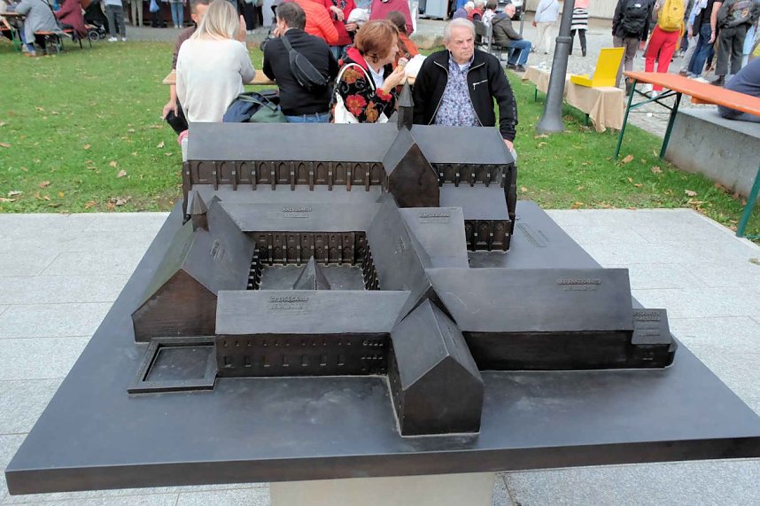 Peter Blei unterwegs beim Klostermarkt in Walkenried