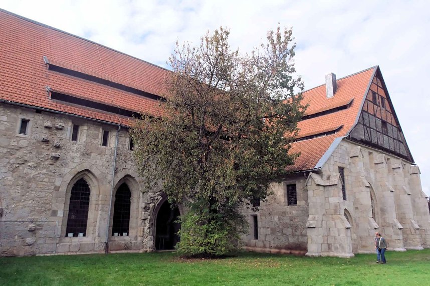 Peter Blei unterwegs beim Klostermarkt in Walkenried