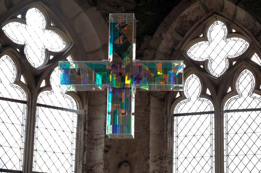 Peter Blei unterwegs beim Klostermarkt in Walkenried