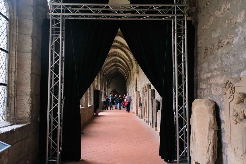 Peter Blei unterwegs beim Klostermarkt in Walkenried