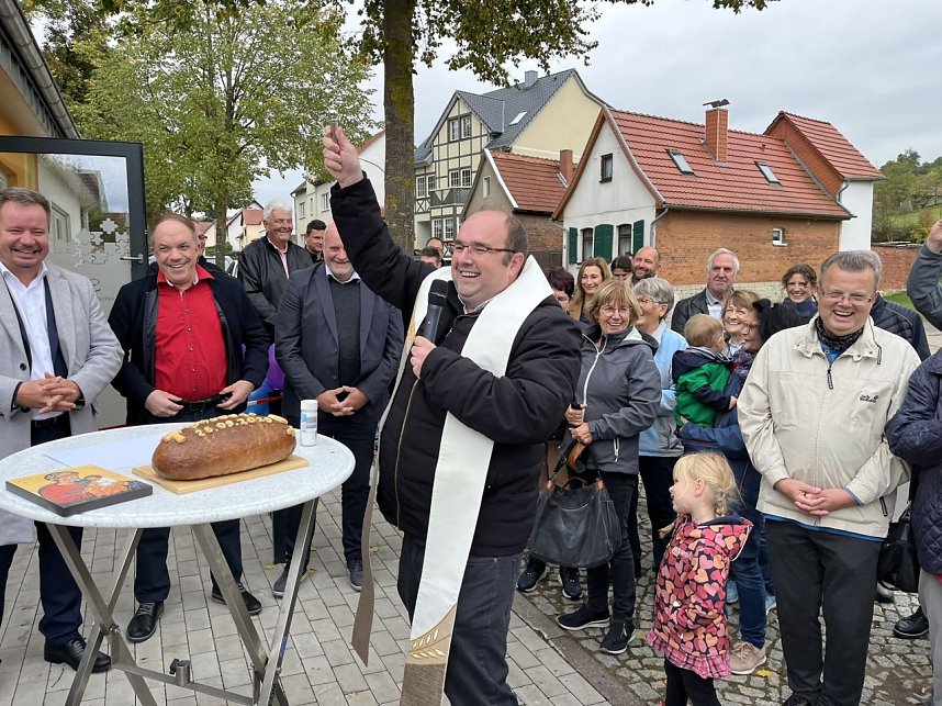 Neuer&ouml;ffnung des Kallmer&ouml;der Kindergartens