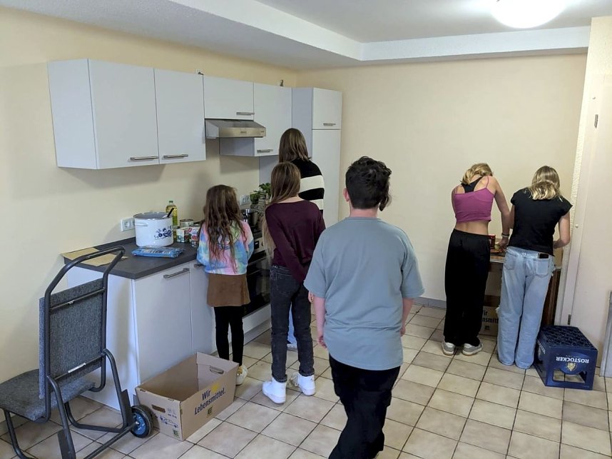 Arbeiten in der Gemeindek&uuml;che