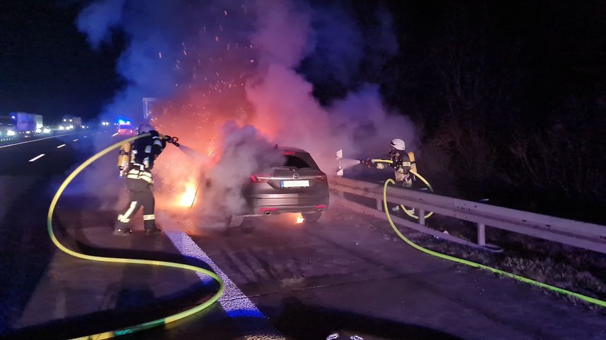Einsatz auf der Autobahn
