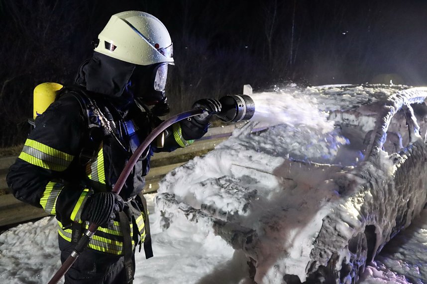 Einsatz auf der Autobahn