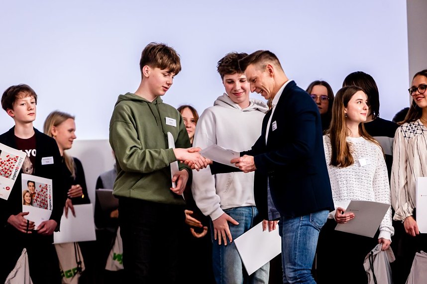 Jugend forscht im Audimax der Hochschule Nordhausen. 