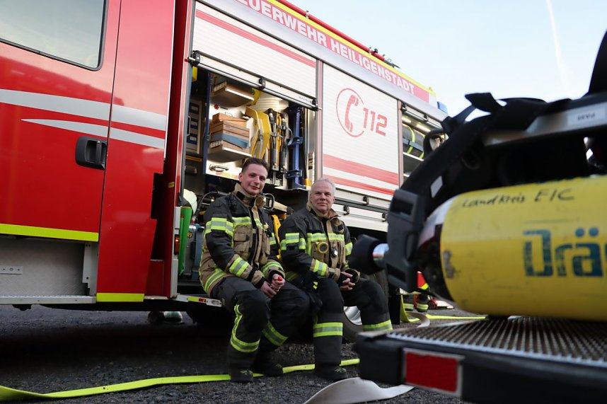 Eine Gro&szlig;&uuml;bung f&uuml;hrte die Feuerwehr in Heiligenstadt durch.