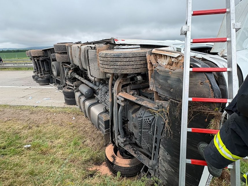 Lkw Unfall auf der A38
