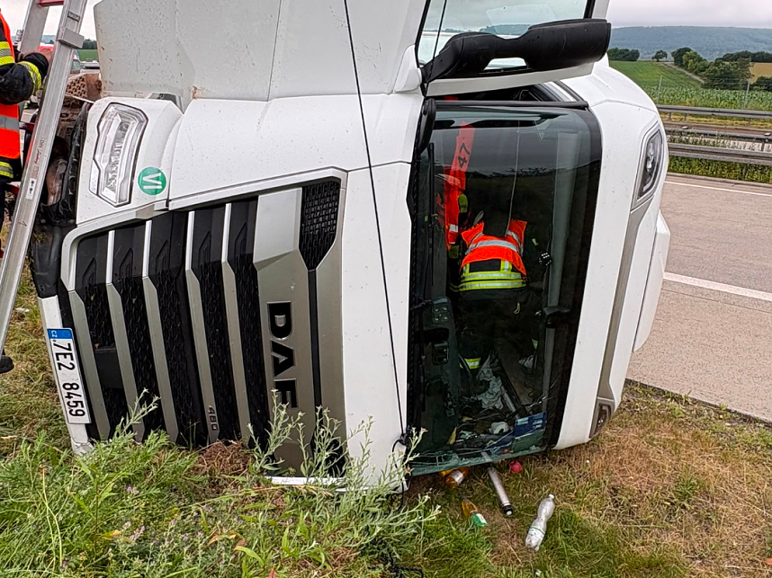 Unfall auf der A 38