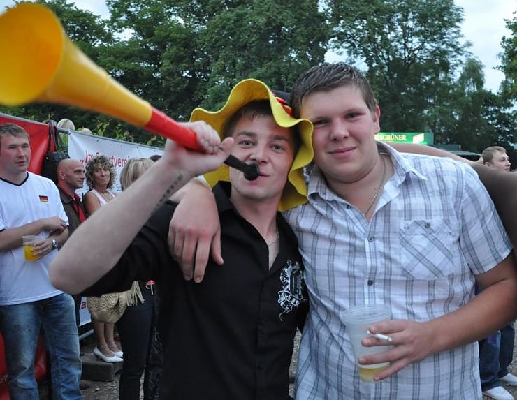 Public Viewing auf den Petersberg