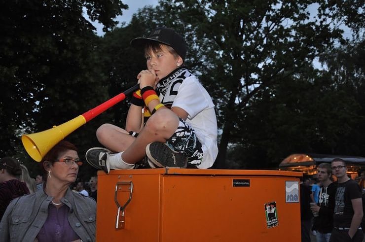 Public Viewing auf den Petersberg