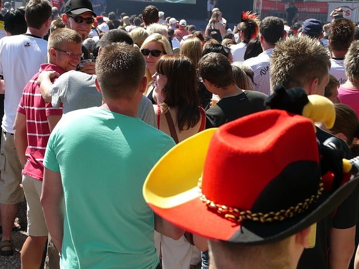 WM-Stimmung auf dem Berg