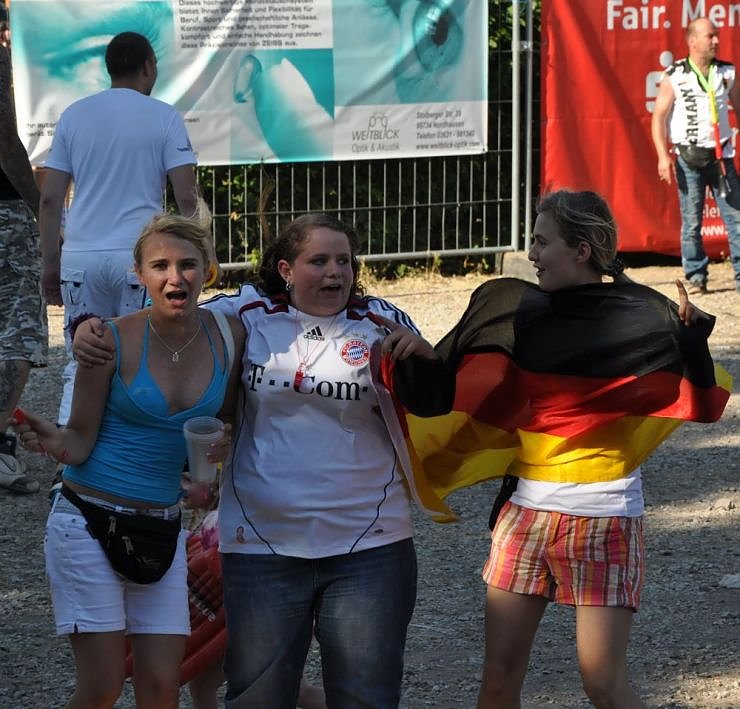 Public Viewing auf den Petersberg