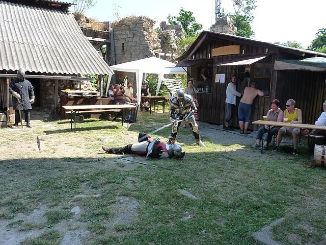 Mittelalterfest auf dem Strau&szlig;berg