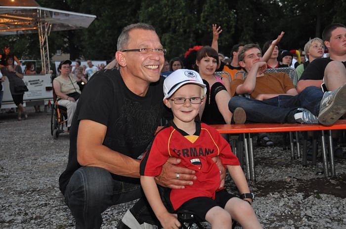 Public Viewing auf den Petersberg