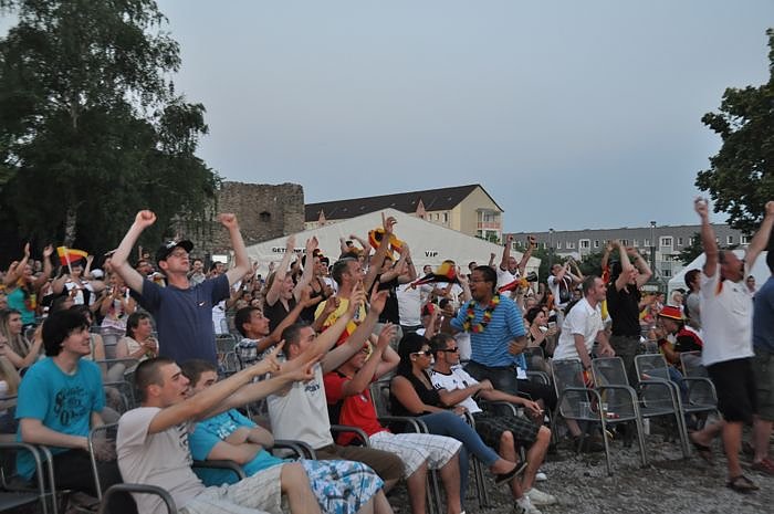 Public Viewing auf den Petersberg