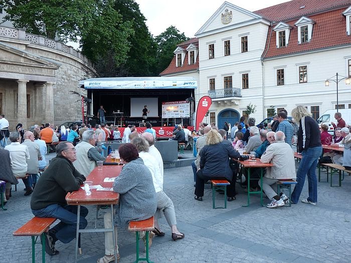 Athletenpr&auml;sentation des 15. Sparkassenmeetings 