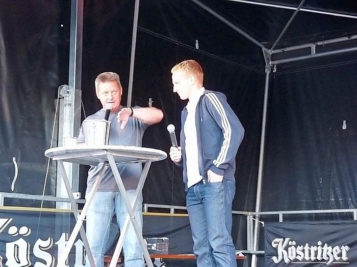 Athletenpr&auml;sentation des 15. Sparkassenmeetings 