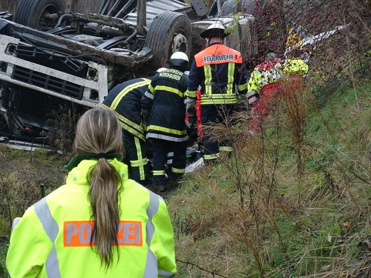 Unfall auf der A 38