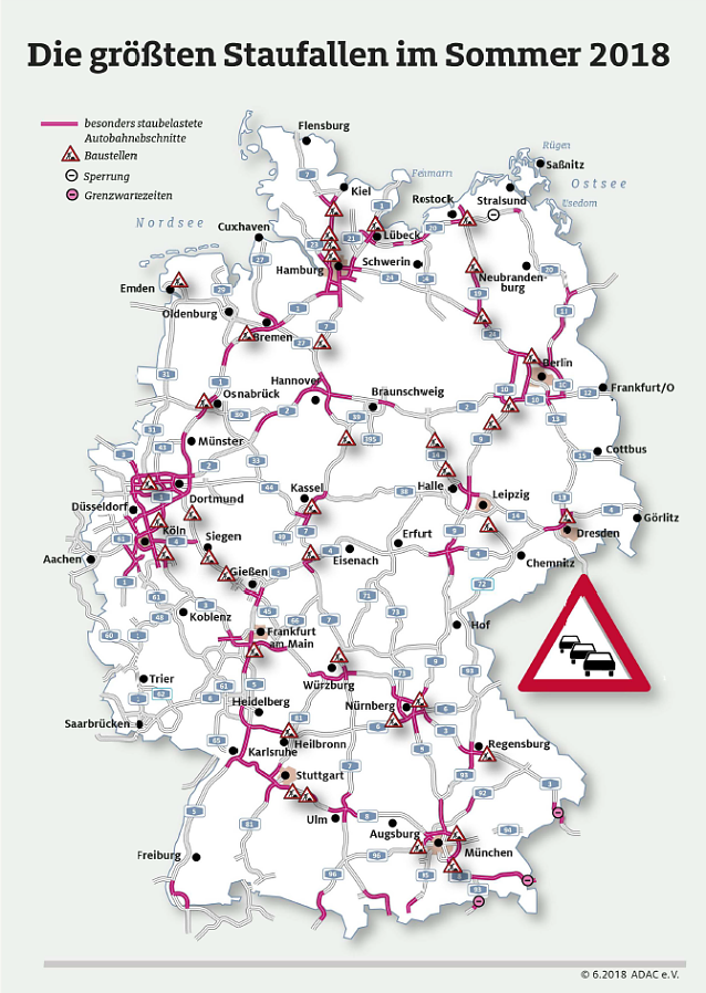 Bild: ADAC Staugrafik